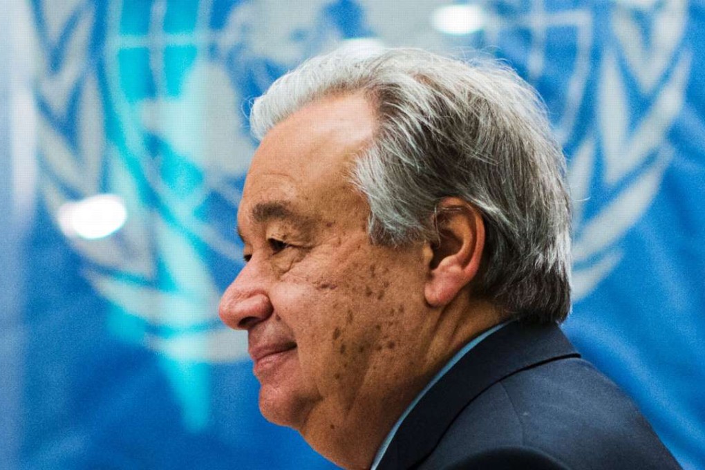 United Nations Secretary-General Antonio Guterres, took part in a ceremony to honour UN employees killed in the line of duty at UN headquarters on January 3, 2017 in New York. Photo: AFP