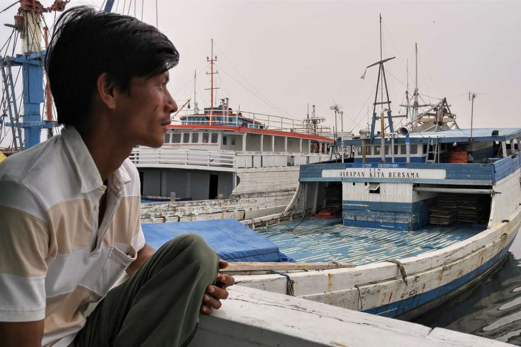 Hlaing Min taught himself the Indonesian Bahasa language in order to survive. He now speaks it fluentlyand has become a spokesperson for his colleagues and their plight for compensation from PusakaBenjina Resources. Photo: Karim Raslan