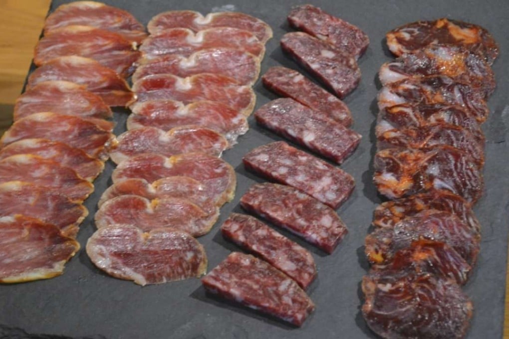 Cuts of jamon Iberico at Cinco Jota in Huelva, Spain. Photo: Chris Dwyer