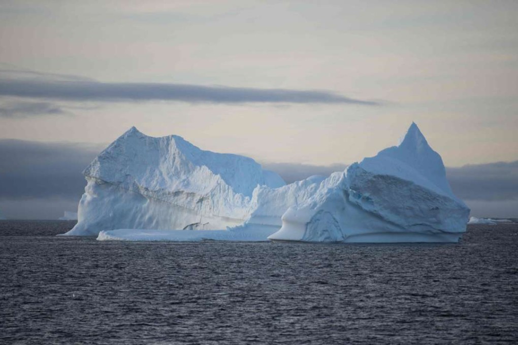 The iceberg, which is positioned on the most northern major ice shelf in Antarctica, known as Larsen C, is predicted to be one of the largest 10 break-offs ever recorded. Photo: AFP