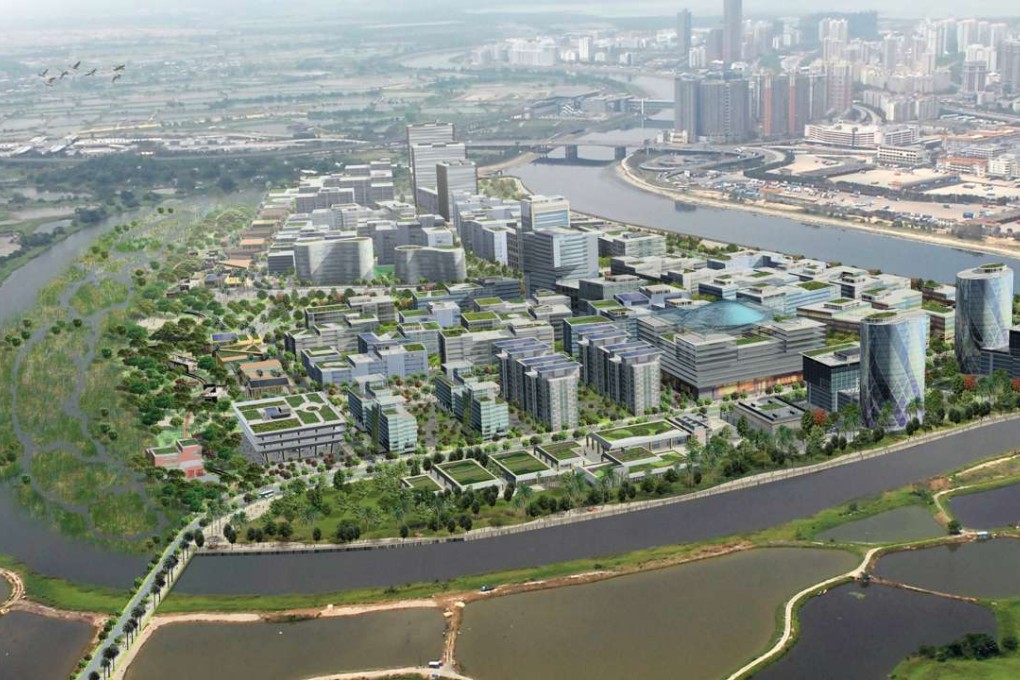 Artist impression of the Lok Ma Chau Loop. Photo: Handout