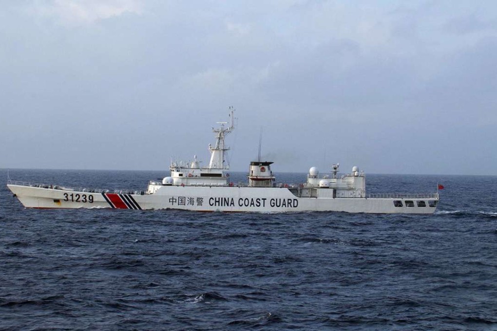 A Chinese coastguard ship in the East China Sea. Photo: AFP
