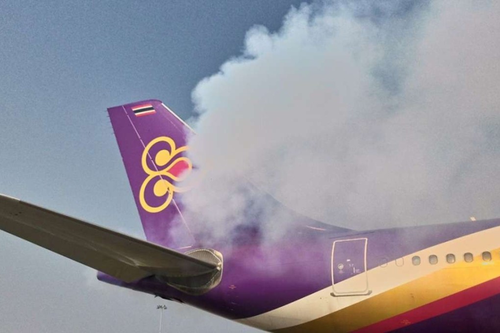 A Facebook picture of the incident at the airport.