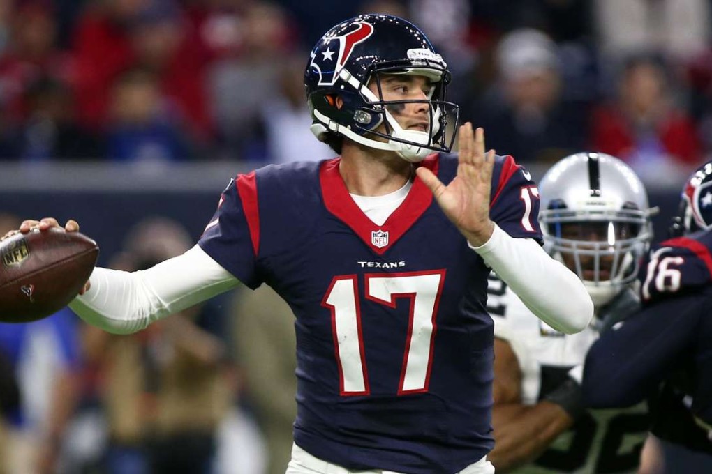 Houston Texans quarterback Brock Osweiler drops back to pass during the fourth quarter against the Oakland Raiders. Photos: USA Today Sports