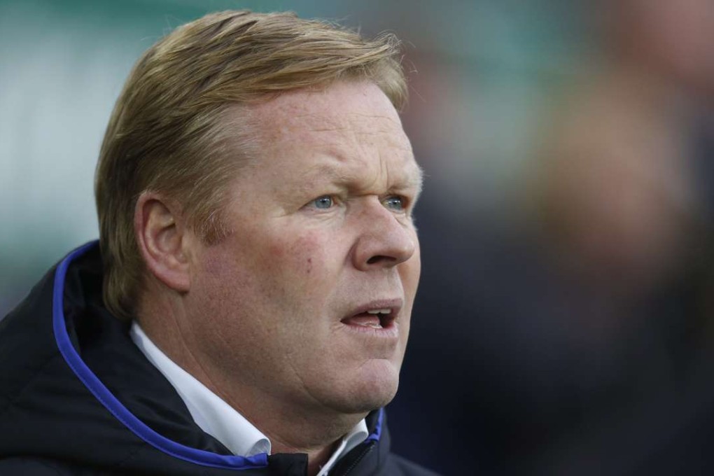 Everton manager Ronald Koeman. Photos: Reuters