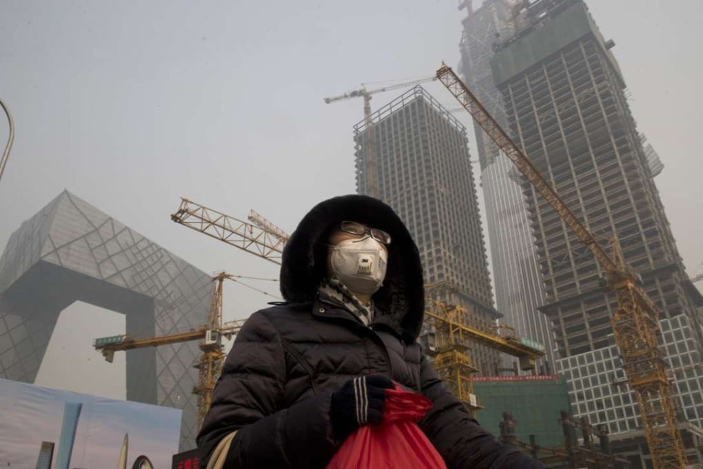 Much of the smog in the capital comes from heavy industry south of Beijing. Photo: AP