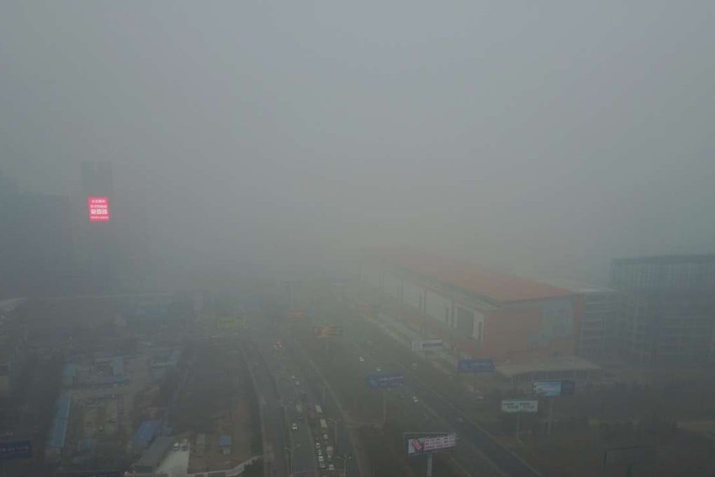 Chinese officials are trying to scale back public expectations about the fight against air pollution. Photo: EPA