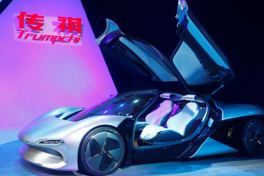 A Trumpchi concept car shown at the Guangzhou Autoshow last month. Photo: Reuters