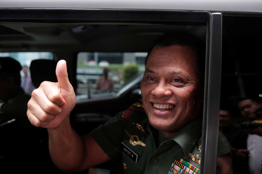 Indonesian military chief Gatot Nurmantyo. Photo: Reuters