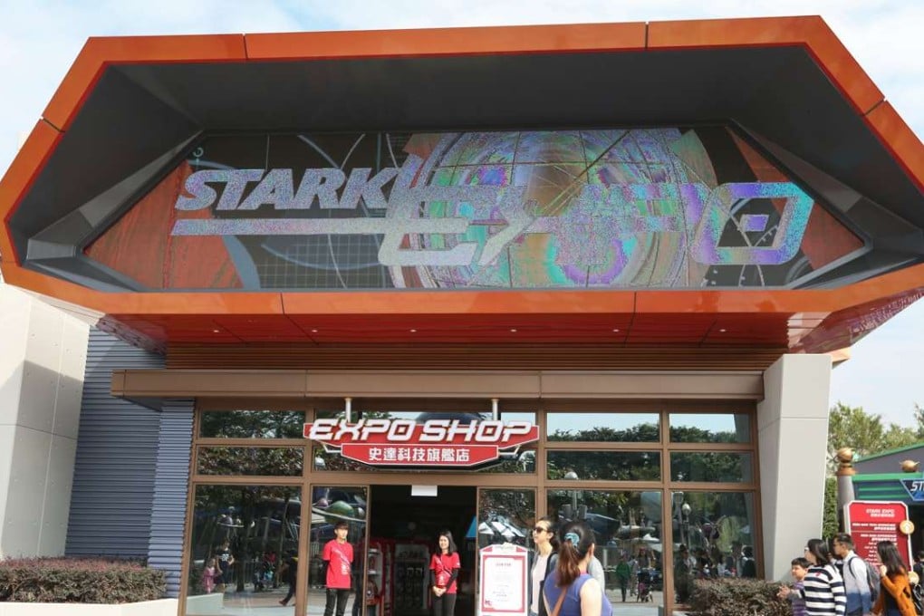 The Iron Man Experience attraction at Disneyland Hong Kong is the first at the theme park to be based on a Marvel Comics property. Photo: Xiaomei Chen