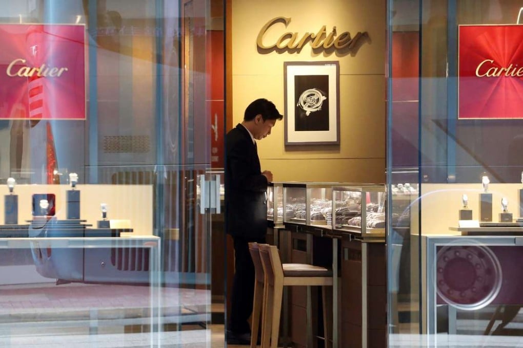 A Cartier shop in Causeway Bay. Cartier owner the Richemont Group has undergone a shake-up after a 51 per cent fall in second-half profit in 2016. Photo: Felix Wong