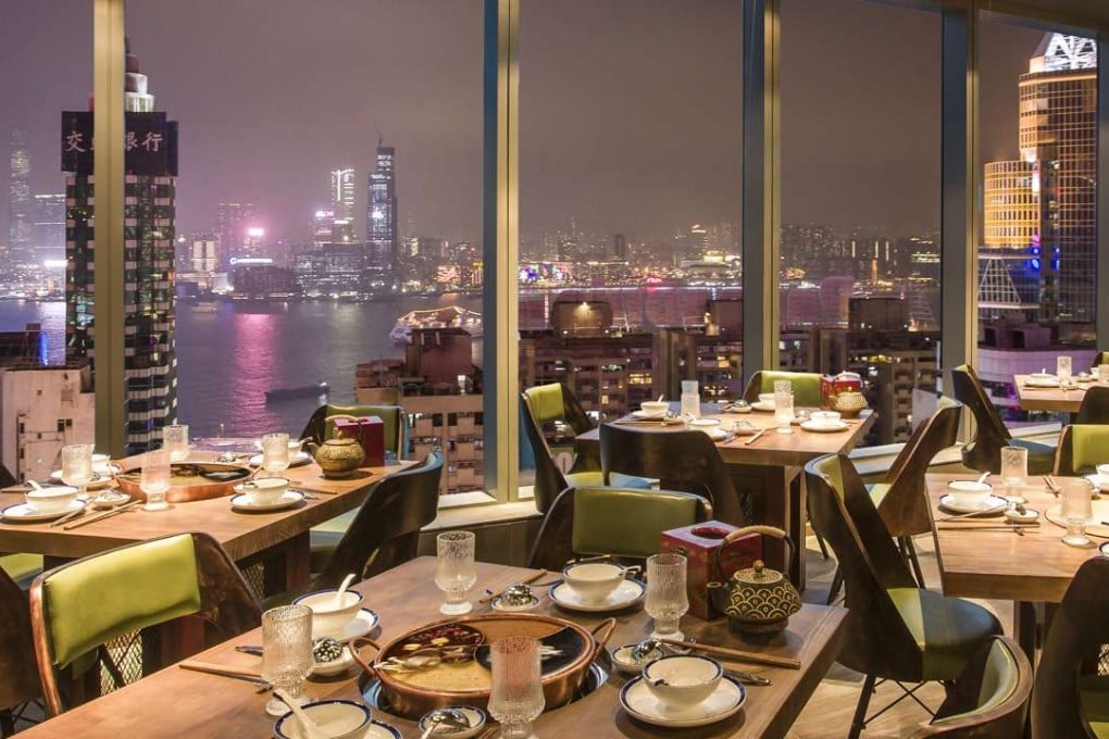 The Drunken Pot on the 27th floor of V Point, Causeway Bay, offers splendid views out over the harbour.