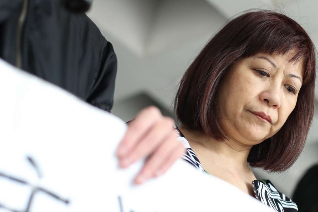 Activist Julie Li Sin-chi’s appeal was made on the grounds that a lower court had erred in its finding that the two policewomen who took her away from the pavementin question were carrying out their mission properly. Photo: Nora Tam