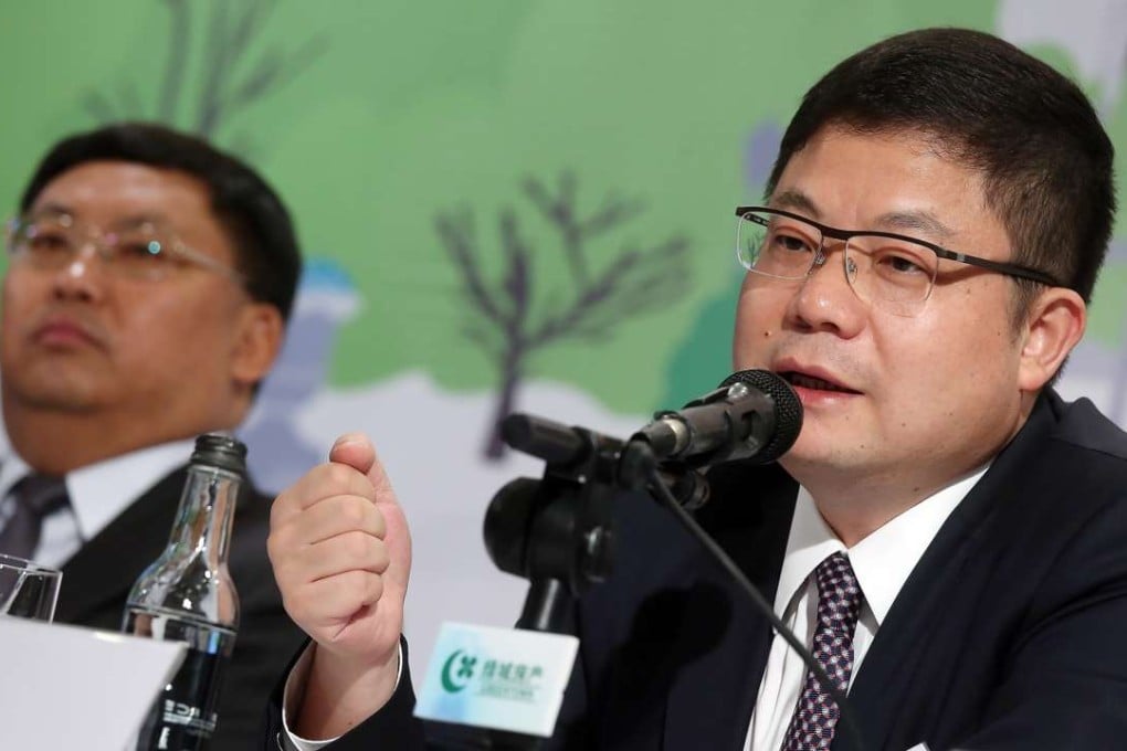 Greentown China chief executive Cao Zhounan (right) said the overseas focus will be on core cities in Australia, North America and Southeast Asia. Photo: K.Y. Cheng