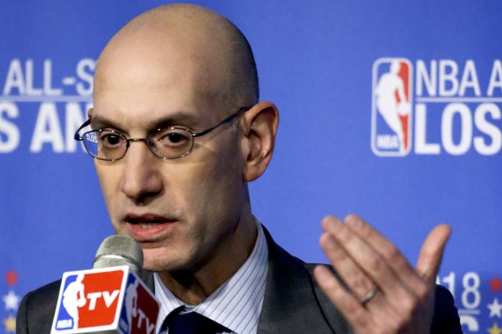 NBA commissioner Adam Silver. Photo: AP