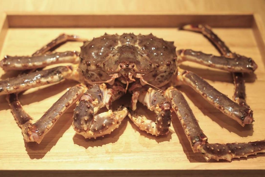 King crab at Kanidou Noda in Central. Photos: Paul Yeung