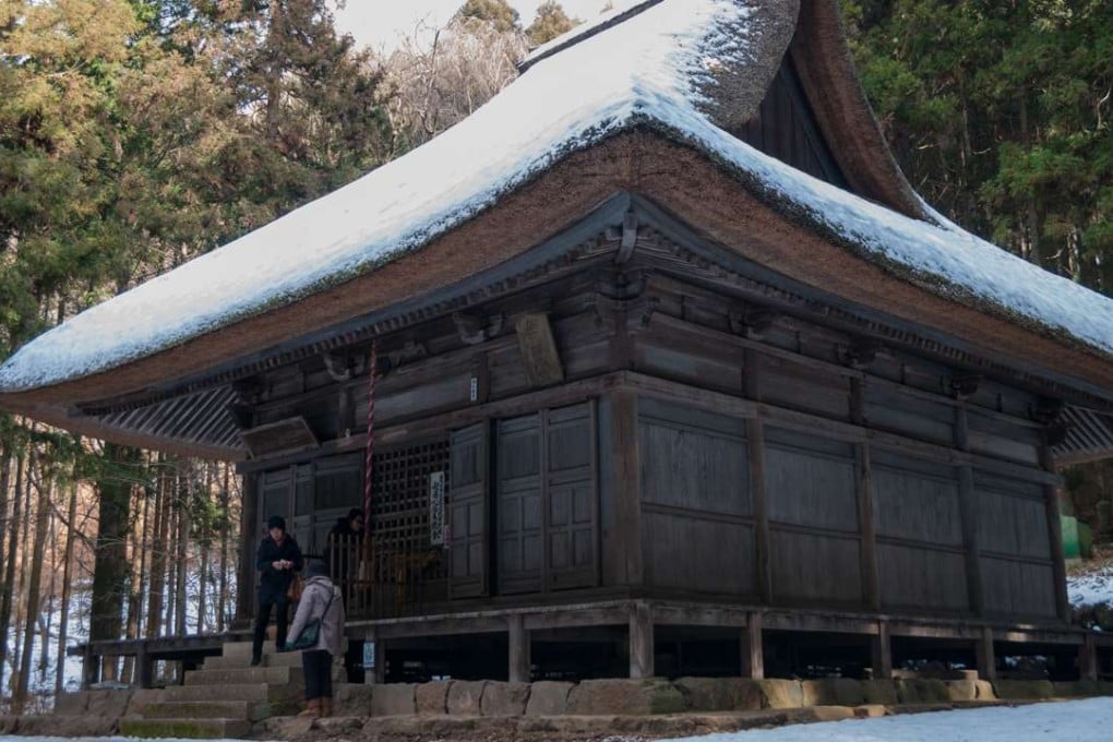 A hall at Jokoji Temple, in Obuse. Pictures: Mark Andrews