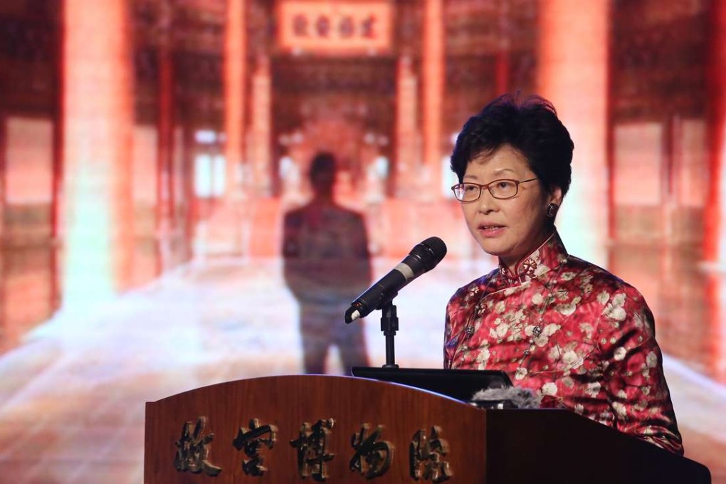 Carrie Lam tendered her resignation as chief secretary on Thursday, setting up a potential chief executive election battle with former financial secretary John Tsang. Photo: Dickson Lee