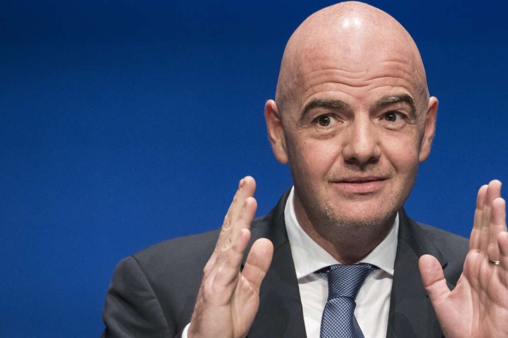 Fifa President Gianni Infantino says World Cup expansion is also about development. Photo: EPA