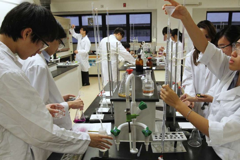 Even science-savvy students tend to devote more of their energy and time to core subjects, as failure to meet language requirements would cost them a university place. Photo: May Tse