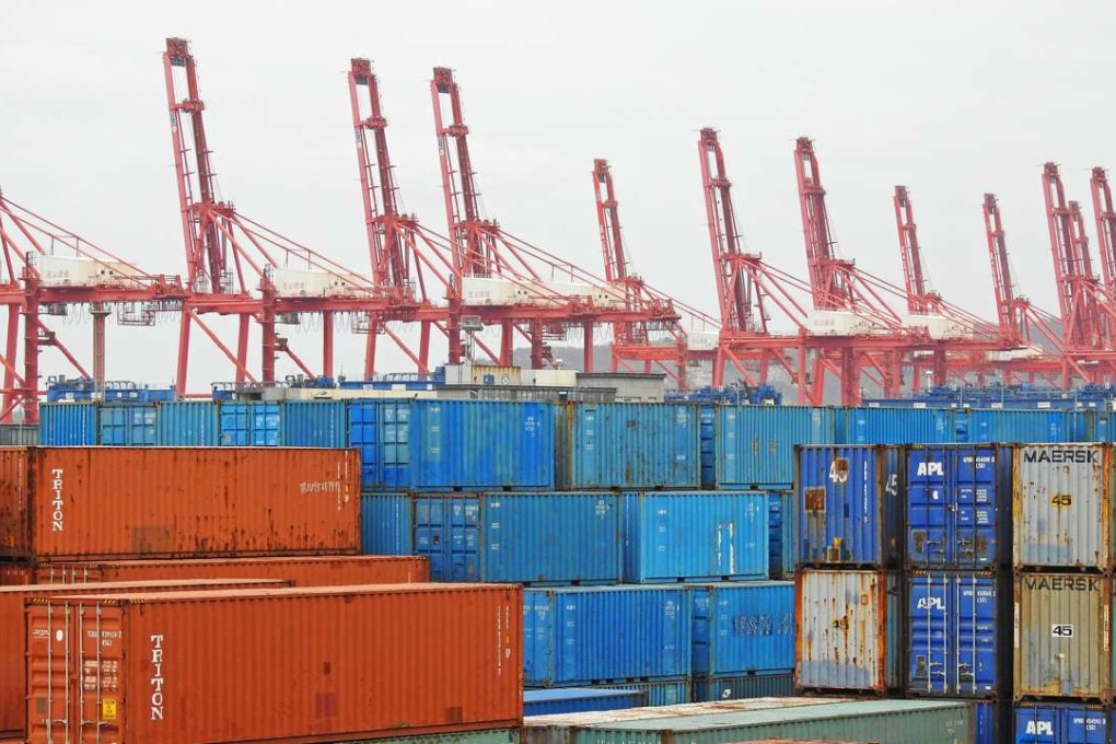Containers at the port of Lianyungang in east China's Jiangsu province in December. US president-elect Donald Trump has threatened to slap a 45 per cent tariff on imports from China. Photo: Xinhua