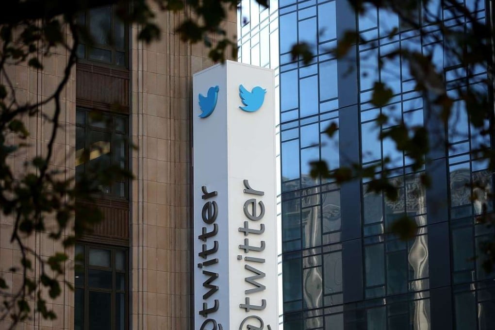 Taiwan president Tsai Ing-wen visited the Twitter headquarters in San Francisco on Saturday. Photo: AFP
