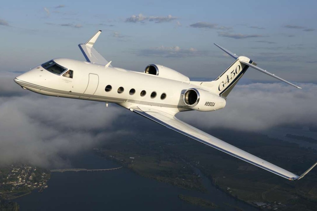 A Gulfstream G450 private jet. PhotoL SCMP handout