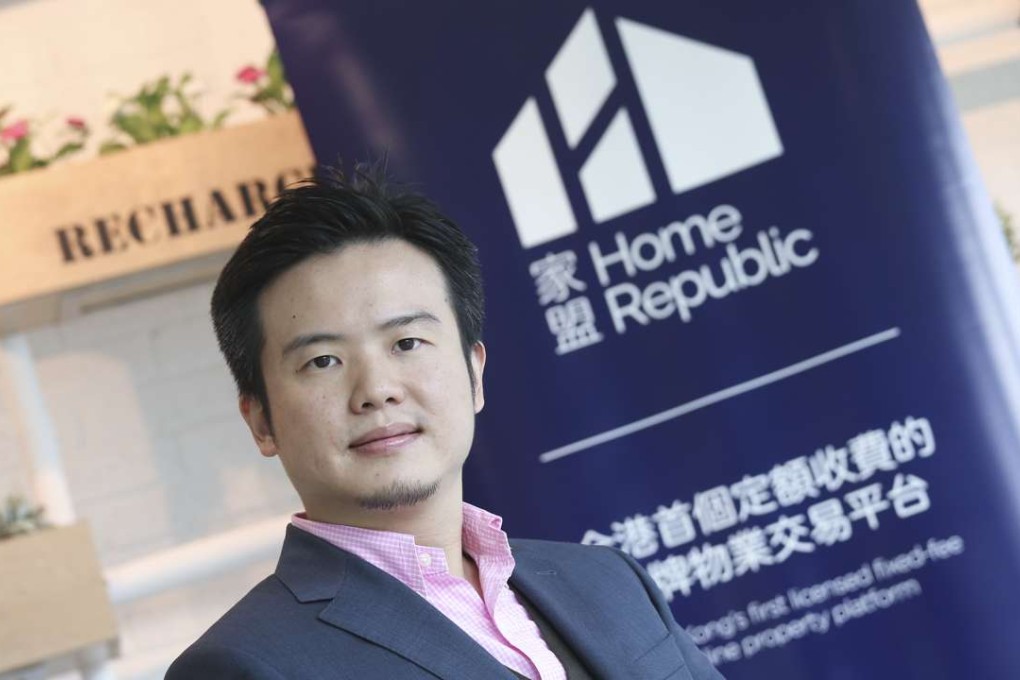 Billy Chak Ngai-yin, founder of online realtor Home Republic. Photo: K. Y. Cheng