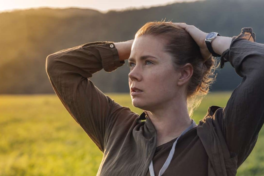 Amy Adams plays linguistics professor Louise Banks in Denis Villeneuve’s Arrival.