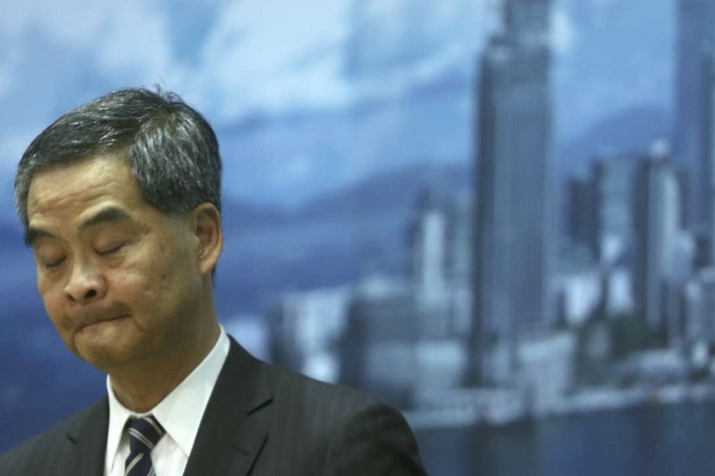Chief Executive Leung Chun-ying has pledged to “progressively abolish” the controversial MPF offsetting mechanism. Photo: Sam Tsang