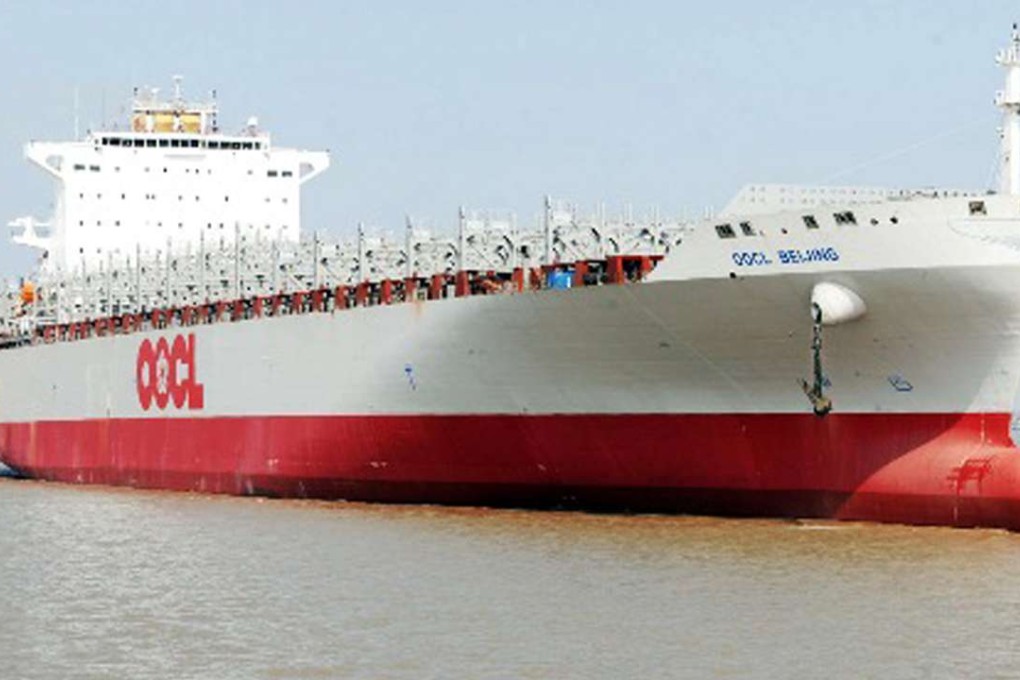 OOCL, the shipping line that is owned by the family of former Hong Kong chief executive Tung Chee-hwa is battling a weak shipping market and sluggish global trade prospects. Photo: Handout