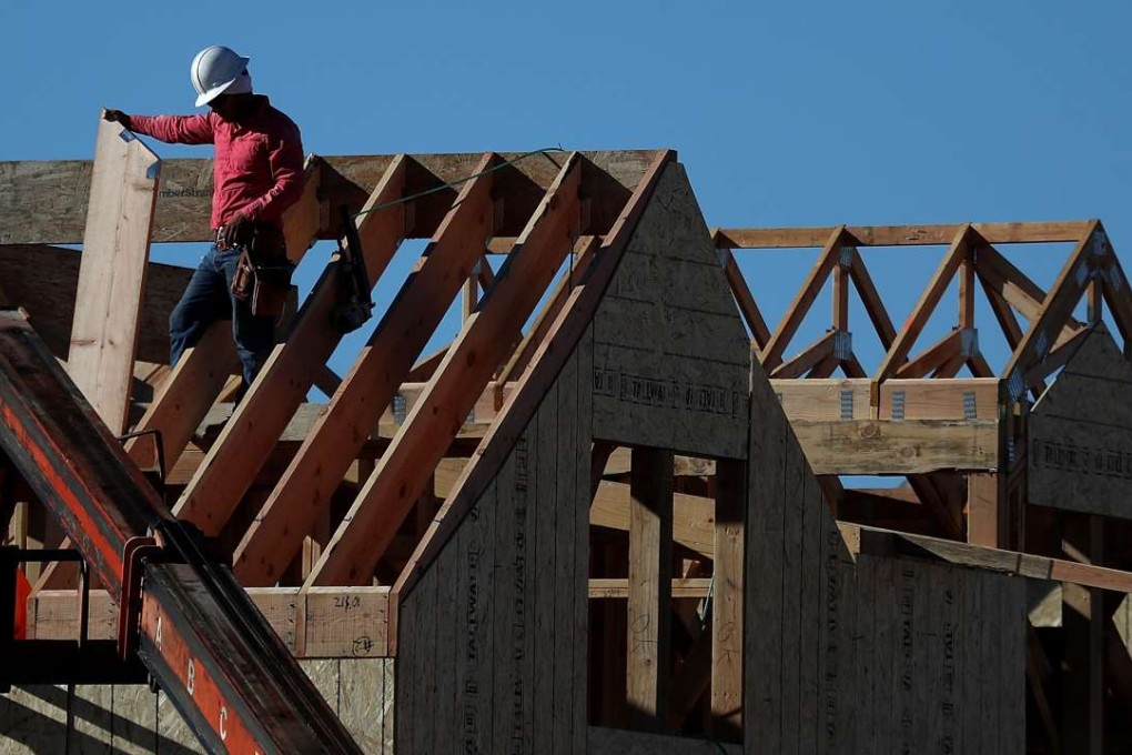 Housing starts rose 11.3 per cent in December to a 1.23 million annualised rate (forecast was 1.19 million) from a revised 1.1 million pace in November. Photo: AFP