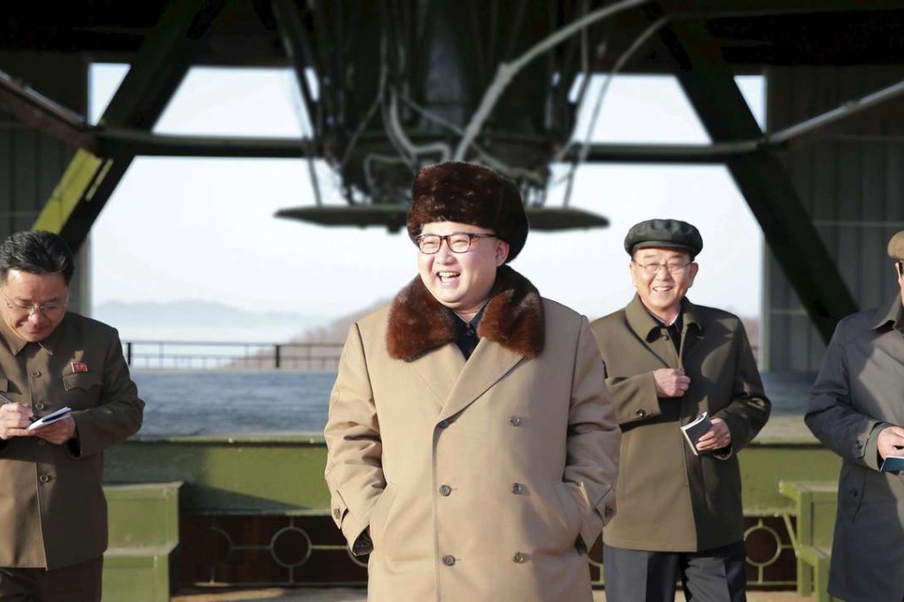 North Korea leader Kim Jong-un visits Sohae Space Centre for the testing of a new engine for an intercontinental ballistic missile (ICBM). File photo: Reuters
