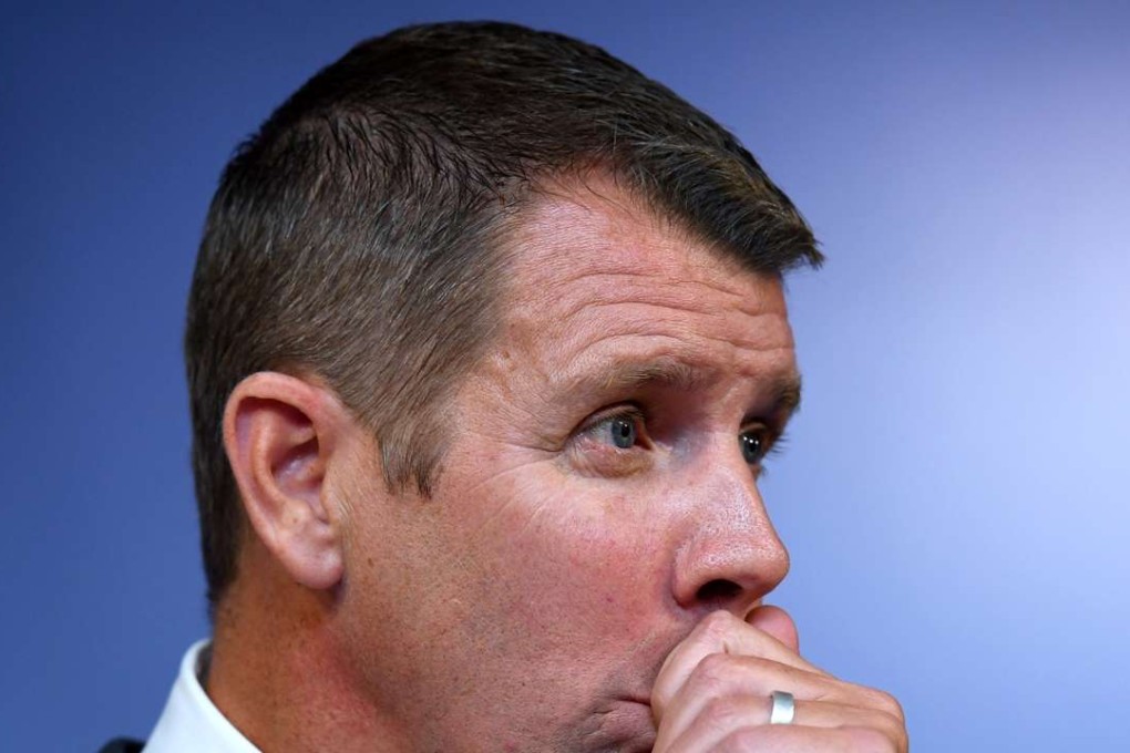 State Premier Mike Baird, the leader of Australia's biggest state economy, New South Wales (NSW), announces his resignation. Photo: Reuters
