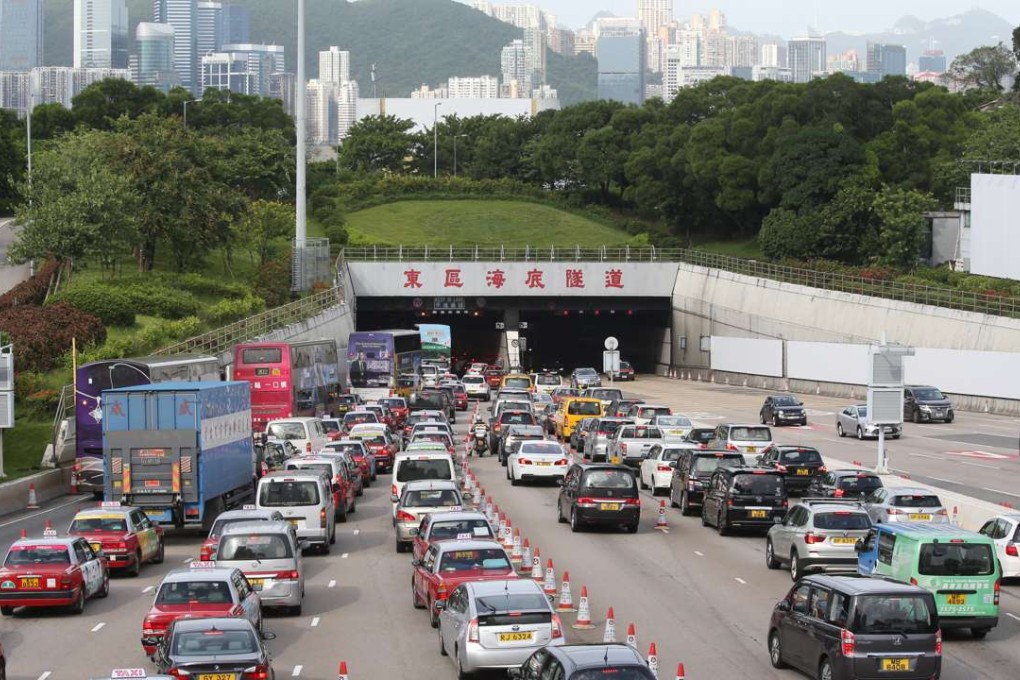 The Eastern Harbour Tunnel at Lam Tin, last August. Smart systems for infrastructure, such as extending the use of bus lanes and introducing bus-priority junctions, can make a difference in traffic management. Photo: Dickson Lee