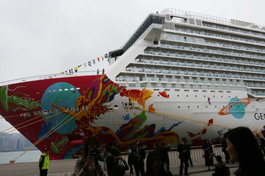 The Genting Dream boasts 18 decks and a capacity of 3,400 guests and 2,000 crew members. Photo: Jonathan Wong