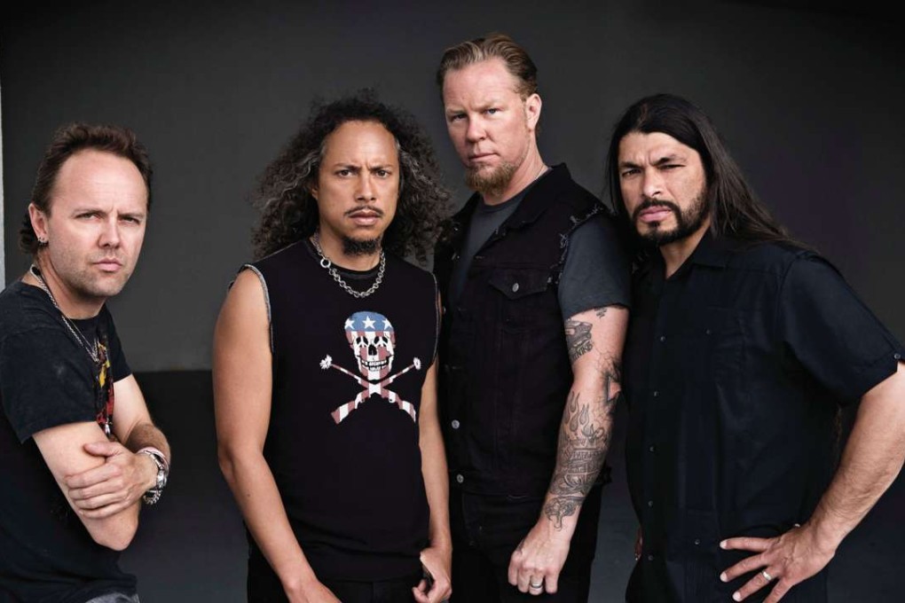 Hong Kong-bound Metallica (from left): Lars Ulrich, Kirk Hammett, James Hetfield and Robert Trujillo.