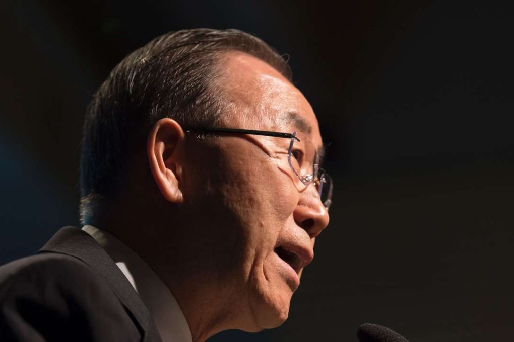 Former UN secretary general Ban Ki-moon. Photo: AFP