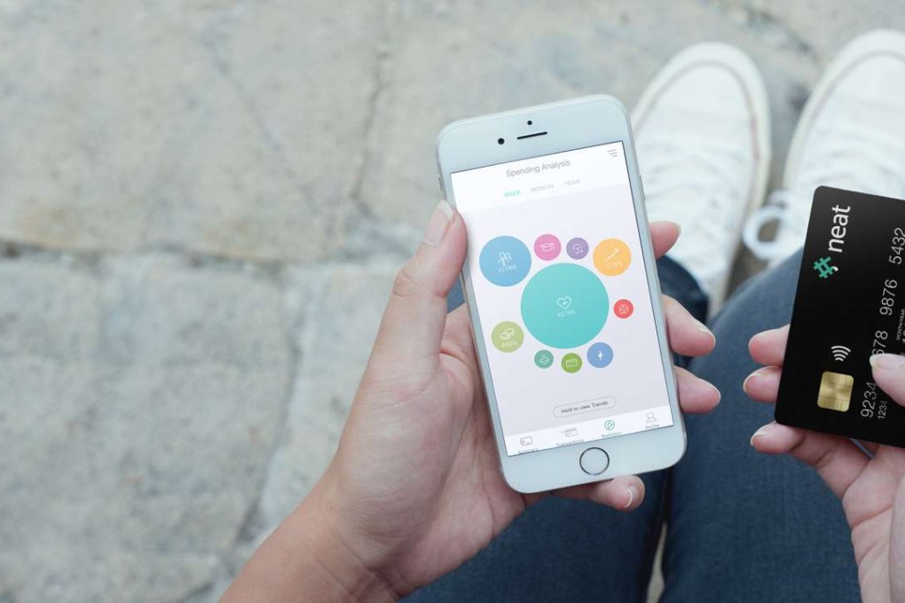 The Neat prepaid credit card comes with an app for users to have an overview of their finances and control the status of their card. Photo: Handout