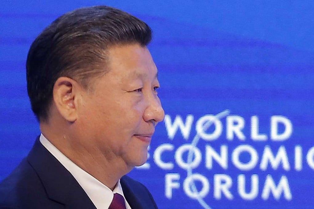 President Xi Jinping at the World Economic Forum in Davos, Switzerland, last week. Photo: AP
