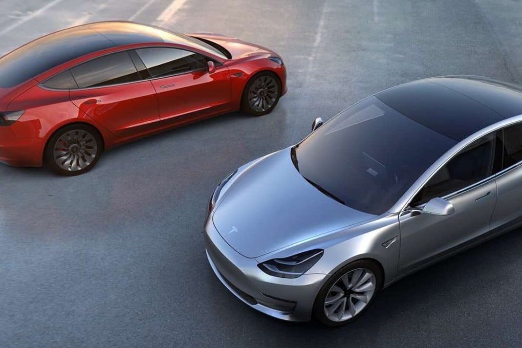 The Tesla 3. Photo: SCMP Handout