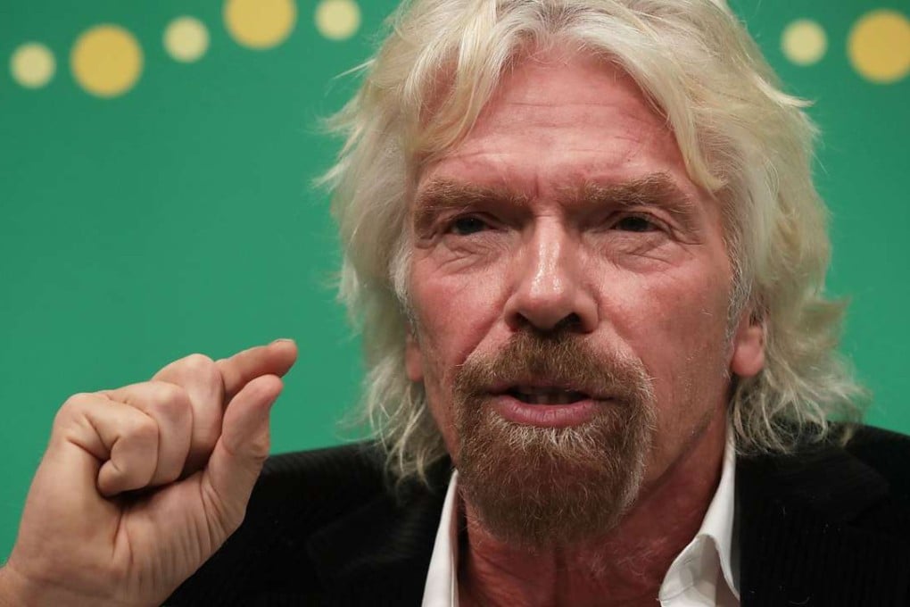 Richard Branson, chairman of Virgin Airlines, participates in a discussion on "The War on Drugs" April 12, 2016 in Washington, DC. Photo: Alex Wong/AFP