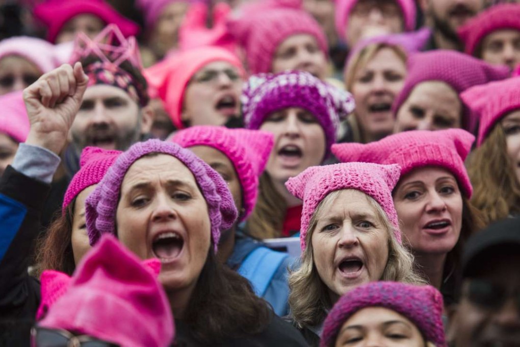 Women took to the streets in unexpectedly large numbers in major U.S. cities on Saturday in mass protests against U.S. President Donald Trump, in an early indication of the strong opposition the newly inaugurated Republican may face in office. Photo: The Washington Post