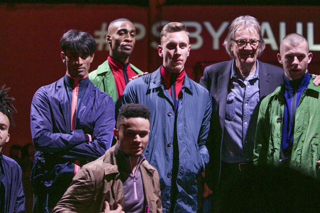 Paul Smith wth models showing his new PS collection in Florence. Photo: Pitti Uemo