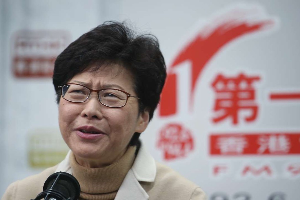 Former chief secretary Carrie Lam Cheng Yuet-ngor is seen by many to be Beijing’s favoured candidate. Photo: Felix Wong