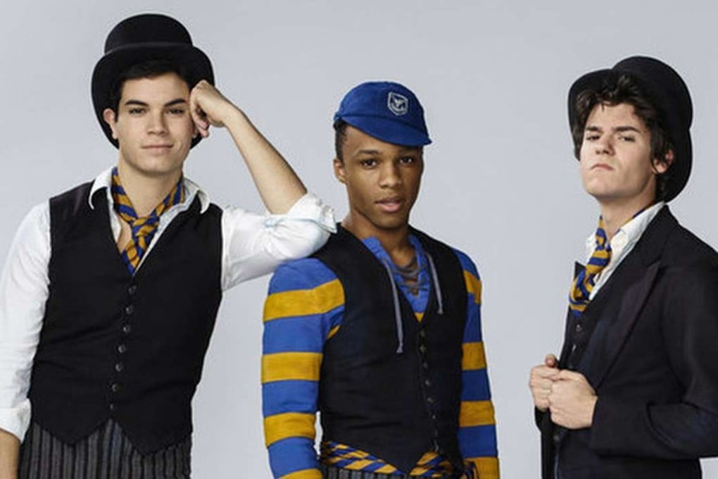 Chris McCarrell (far right) as one of the Lost Boys in Peter Pan Live! Photo: NBC