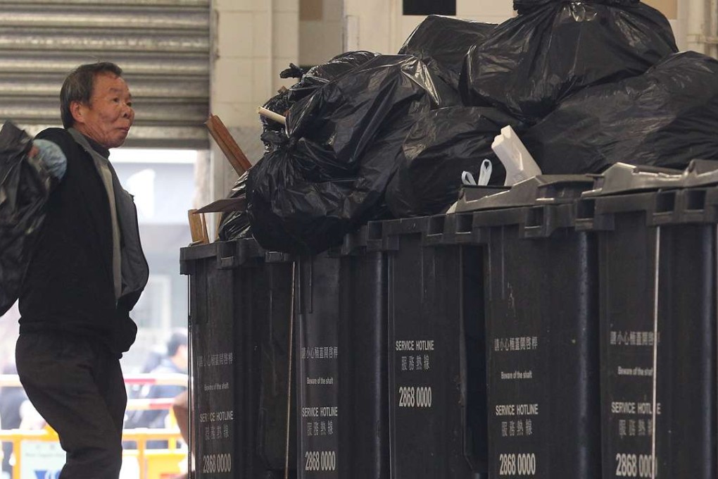 The waste recovery rate in Hong Kong has decreased. Photo: Nora Tam