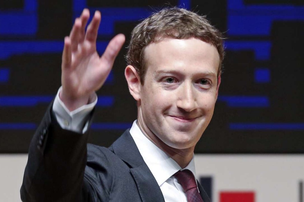 Mark Zuckerberg, chairman and CEO of Facebook, waves at the CEO summit during the annual Asia Pacific Economic Cooperation (APEC) forum in Lima, Peru, in November. Photo: AP
