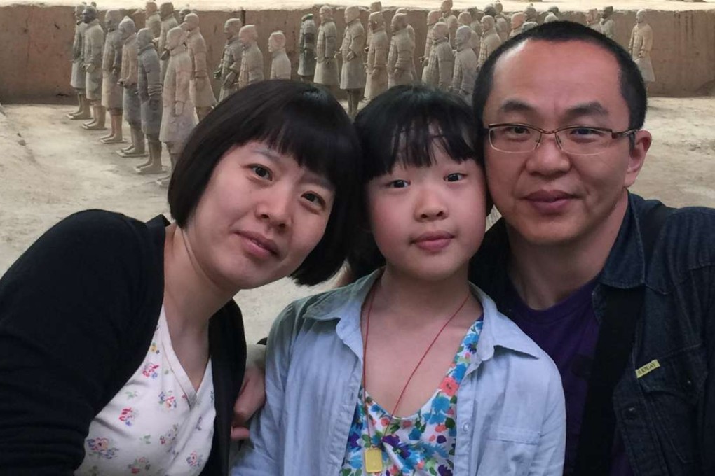 Cui Di, her husband, George Tang, and their daughter, Selina Tang, went to see the Terracotta Army during a visit to Xian in May last year. Photo: Handout