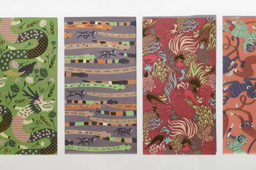 Lunar New Year lai see packets from Fashion Walk. Photos: Antony Dickson